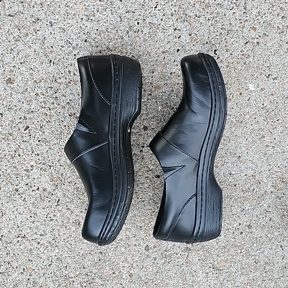 Klogs Mission Black Smooth Leather Size 6 1/2 - Picture 7 of 12